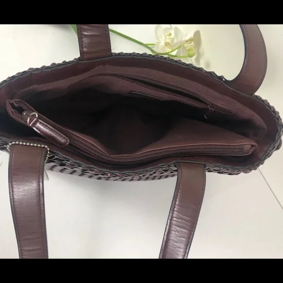 Nine West Woven Brown Shoulder Bag - Picture 12 of 12
